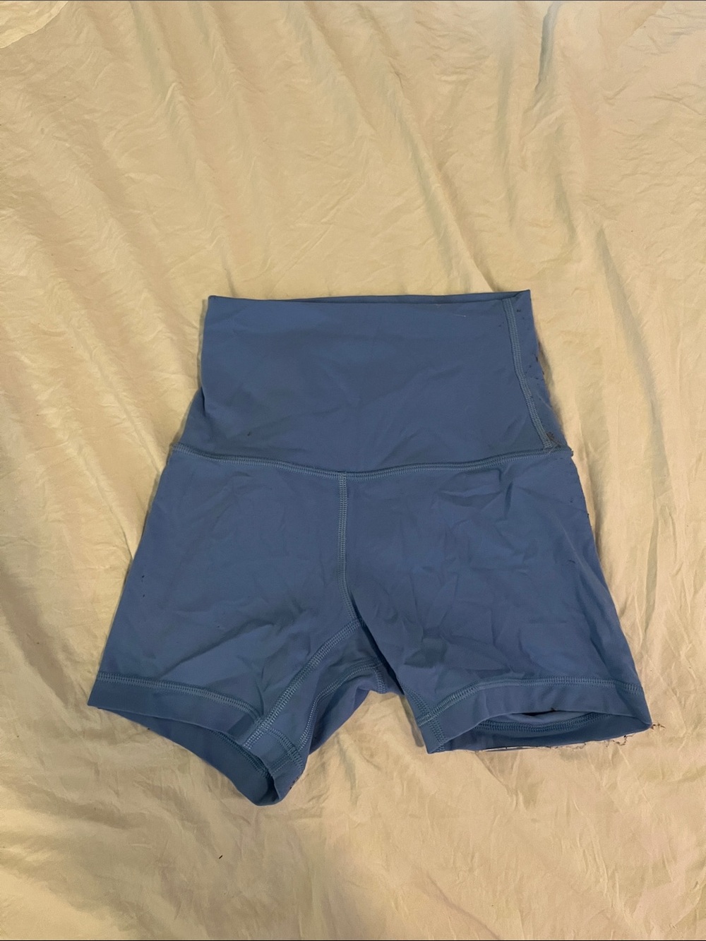 lululemon athletica High-Waist Blue Bike Shorts